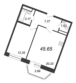 Ariosto, III кв. 2021, 2 евро, 45.65 м2