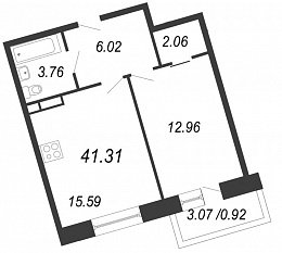 Ariosto, IV кв. 2020, 2 евро, 41.31 м2